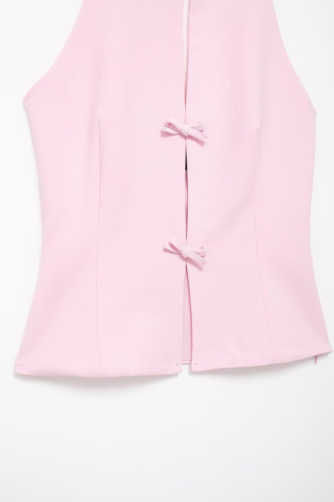 AMOURE - Rosa Halterneck Vest